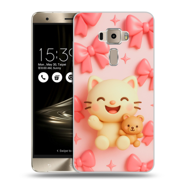 Пластиковый чехол на Asus ZenFone 3 с принтом для девочек