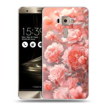 Пластиковый чехол на Asus ZenFone 3 с принтом Розы цветы