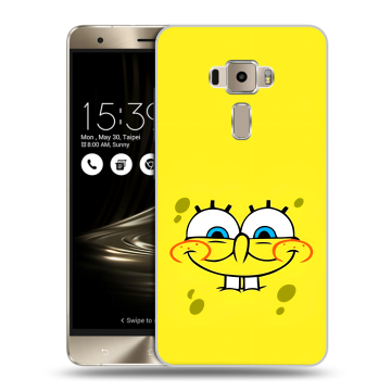 Пластиковый чехол на Asus ZenFone 3 с принтом спанчбоб спанч боб Пластиковый чехол на Asus ZenFone 3 с принтом спанчбоб спанч боб