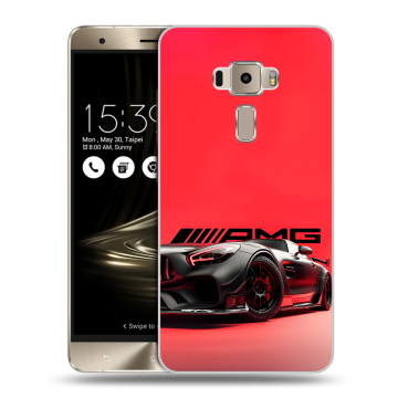 Пластиковый чехол на Asus ZenFone 3 с принтом Мерседес Mercedes AMG