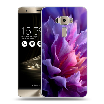 Пластиковый чехол на Asus ZenFone 3 с принтом женский цветы