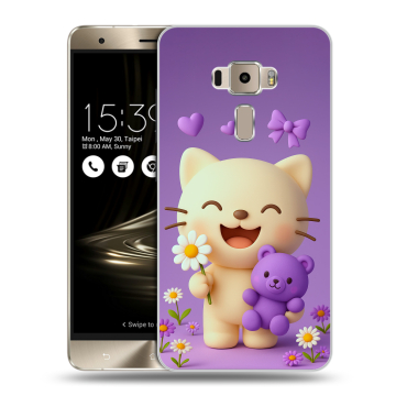 Пластиковый чехол на Asus ZenFone 3 с принтом для девочек
