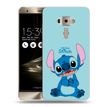 Пластиковый чехол на Asus ZenFone 3 с принтом Лило и Стич Пластиковый чехол на Asus ZenFone 3 с принтом Лило и Стич