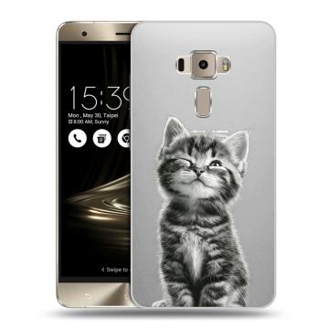 Пластиковый чехол на Asus ZenFone 3 с принтом Котенок