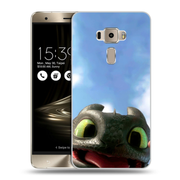 Пластиковый чехол на Asus ZenFone 3 с принтом Как приручить дракона