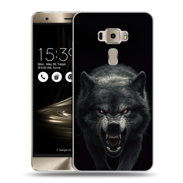 Пластиковый чехол на Asus ZenFone 3 с принтом Волк