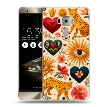 Пластиковый чехол на Asus ZenFone 3 с принтом Модный принт