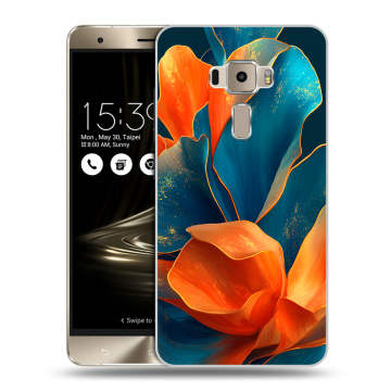 Пластиковый чехол на Asus ZenFone 3 с принтом Цветы