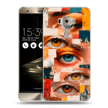 Пластиковый чехол на Asus ZenFone 3 с принтом Модный принт