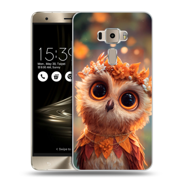 Пластиковый чехол на Asus ZenFone 3 с принтом Милая сова