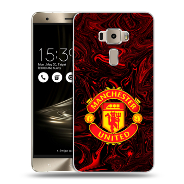 Пластиковый чехол на Asus ZenFone 3 с принтом Manchester United