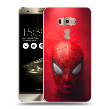Пластиковый чехол на Asus ZenFone 3 с принтом Spiderman Человек паук