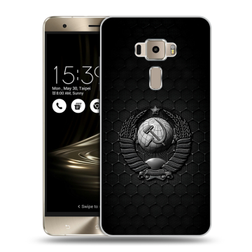 Пластиковый чехол на Asus ZenFone 3 с принтом Герб Флаг СССР Пластиковый чехол на Asus ZenFone 3 с принтом Герб Флаг СССР