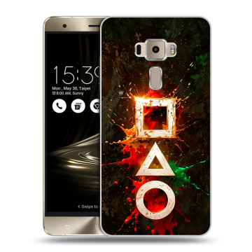 Пластиковый чехол на Asus ZenFone 3 с принтом Squid Game Игра кальмара