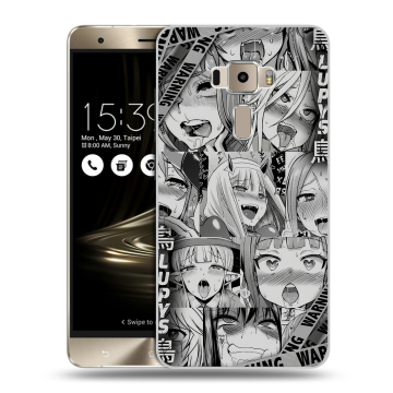 Пластиковый чехол на Asus ZenFone 3 с принтом Ahegao Ахегао Аниме