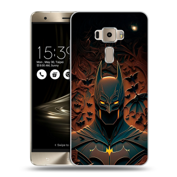 Пластиковый чехол на Asus ZenFone 3 с принтом Batman Бэтмен