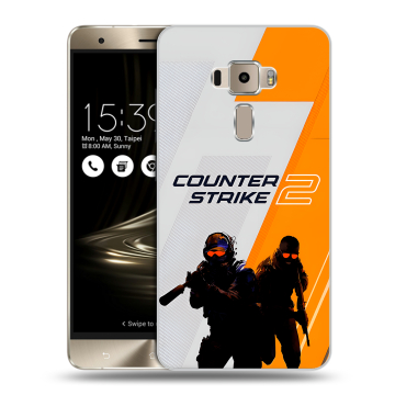 Пластиковый чехол на Asus ZenFone 3 с принтом Counter Strike