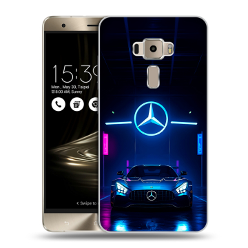 Пластиковый чехол на Asus ZenFone 3 с принтом Mercedes Мерседес