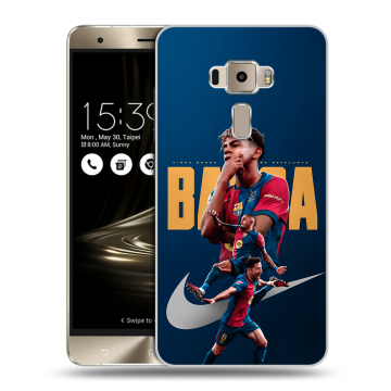 Пластиковый чехол на Asus ZenFone 3 с принтом Барселона Barca Yamal 