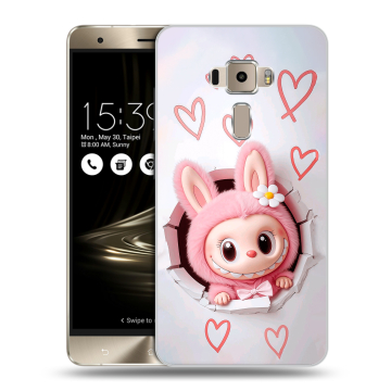 Пластиковый чехол на Asus ZenFone 3 с принтом Labubu Лабубу Пластиковый чехол на Asus ZenFone 3 с принтом Labubu Лабубу