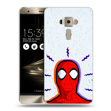 Пластиковый чехол на Asus ZenFone 3 с принтом Spiderman Человек паук