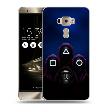 Пластиковый чехол на Asus ZenFone 3 с принтом Игра Кальмара