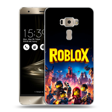 Пластиковый чехол на Asus ZenFone 3 с принтом Roblox Роблокс