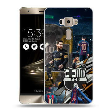 Пластиковый чехол на Asus ZenFone 3 с принтом Messi Barcelona