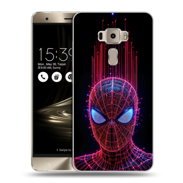 Пластиковый чехол на Asus ZenFone 3 с принтом Spiderman Человек паук