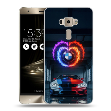 Пластиковый чехол на Asus ZenFone 3 с принтом BMW БМВ