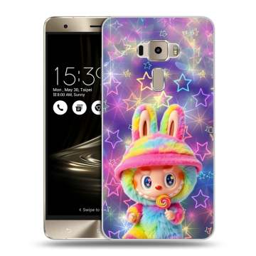 Пластиковый чехол на Asus ZenFone 3 с принтом Labubu Лабубу