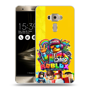 Пластиковый чехол на Asus ZenFone 3 с принтом Roblox Роблокс
