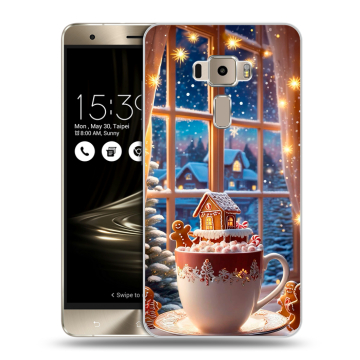 Пластиковый чехол на Asus ZenFone 3 с принтом Новый год