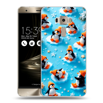 Пластиковый чехол на Asus ZenFone 3 с принтом Новый год