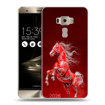 Пластиковый чехол на Asus ZenFone 3 с принтом Новый год