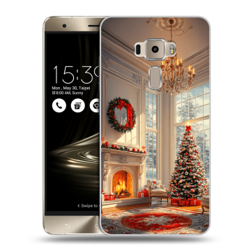 Пластиковый чехол на Asus ZenFone 3 с принтом Новый год