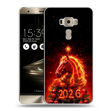 Пластиковый чехол на Asus ZenFone 3 с принтом Новый год