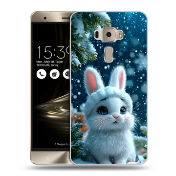 Пластиковый чехол на Asus ZenFone 3 с принтом Новый год