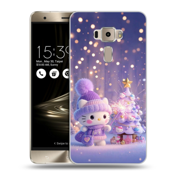 Пластиковый чехол на Asus ZenFone 3 с принтом Новый год