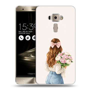 Пластиковый чехол на Asus ZenFone 3 с принтом женский Пластиковый чехол на Asus ZenFone 3 с принтом женский
