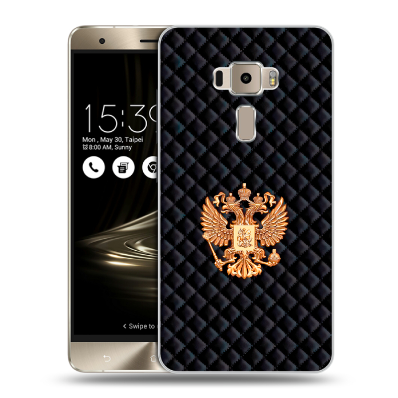 Пластиковый чехол на Asus ZenFone 3 с принтом Герб России принт Пластиковый чехол на Asus ZenFone 3 с принтом Герб России принт