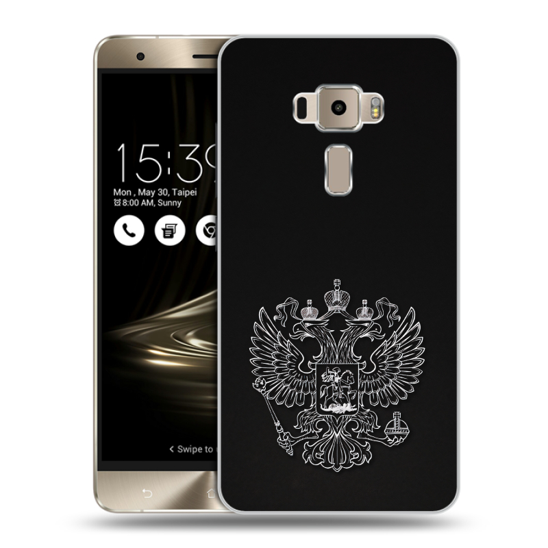 Пластиковый чехол на Asus ZenFone 3 с принтом Герб России Пластиковый чехол на Asus ZenFone 3 с принтом Герб России