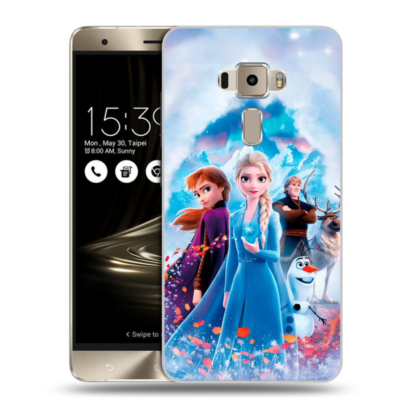 Пластиковый чехол на Asus ZenFone 3 с принтом Холодное сердце Frozen Пластиковый чехол на Asus ZenFone 3 с принтом Холодное сердце Frozen