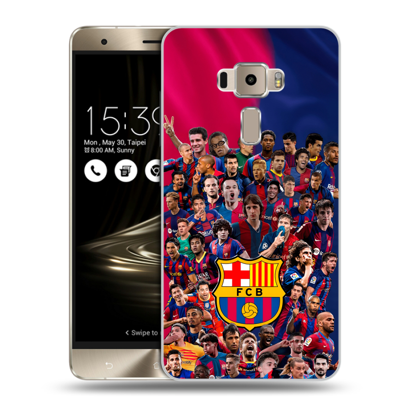 Пластиковый чехол на Asus ZenFone 3 с принтом Барселона Barcelona Пластиковый чехол на Asus ZenFone 3 с принтом Барселона Barcelona