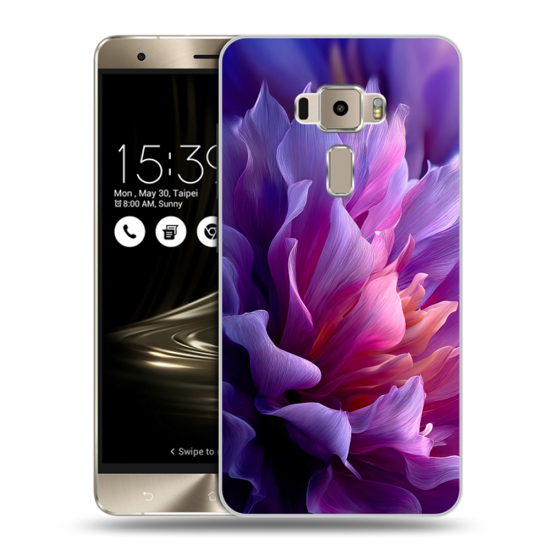 Пластиковый чехол на Asus ZenFone 3 с принтом женский цветы Пластиковый чехол на Asus ZenFone 3 с принтом женский цветы