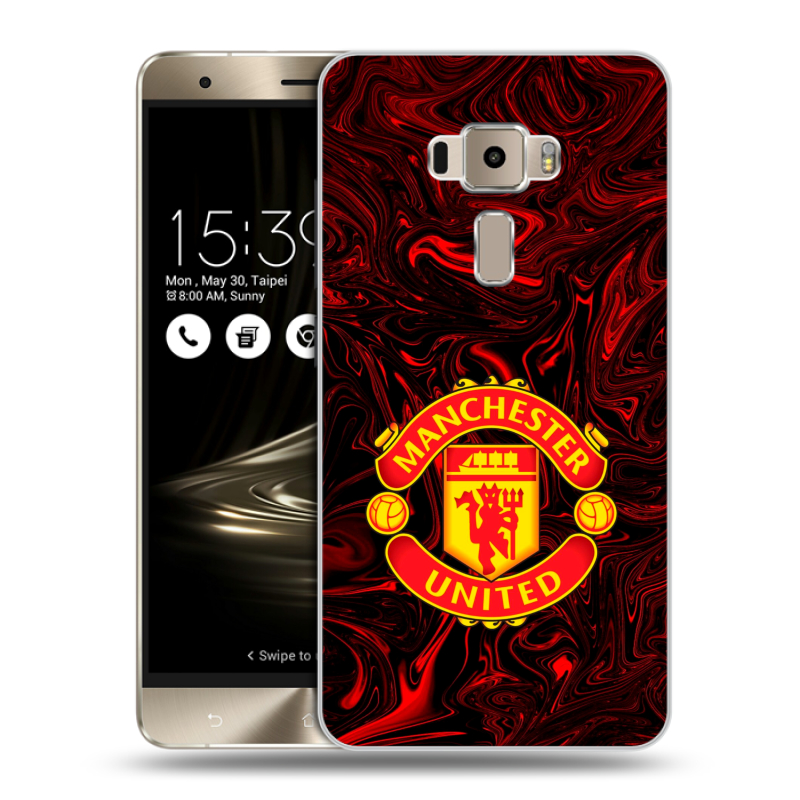 Пластиковый чехол на Asus ZenFone 3 с принтом Manchester United Пластиковый чехол на Asus ZenFone 3 с принтом Manchester United