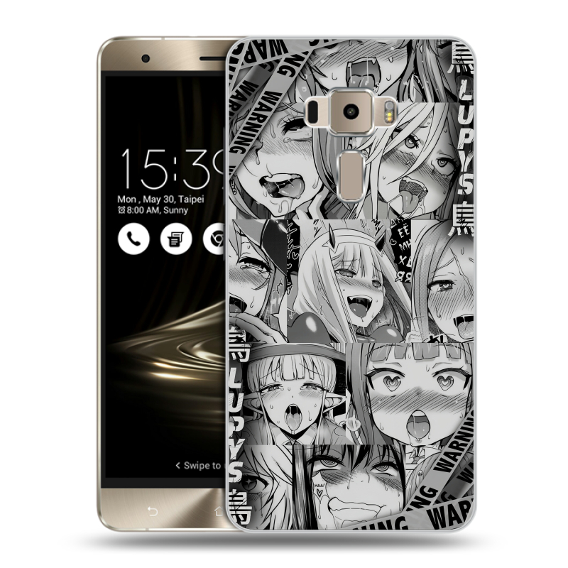 Пластиковый чехол на Asus ZenFone 3 с принтом Ahegao Ахегао Аниме Пластиковый чехол на Asus ZenFone 3 с принтом Ahegao Ахегао Аниме