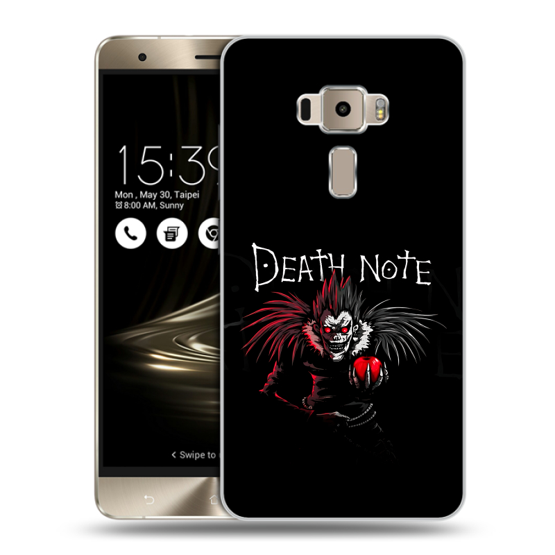 Пластиковый чехол на Asus ZenFone 3 с принтом Death note Тетрадь смерти Пластиковый чехол на Asus ZenFone 3 с принтом Death note Тетрадь смерти