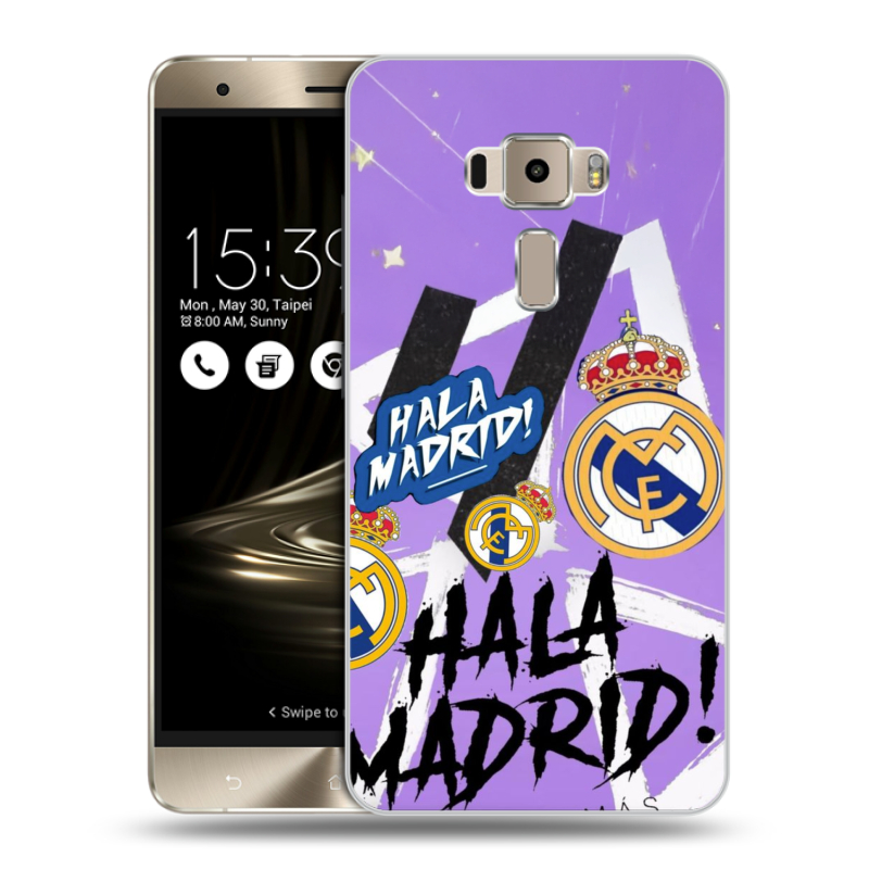 Пластиковый чехол на Asus ZenFone 3 с принтом Real Madrid Реал Мадрид Пластиковый чехол на Asus ZenFone 3 с принтом Real Madrid Реал Мадрид