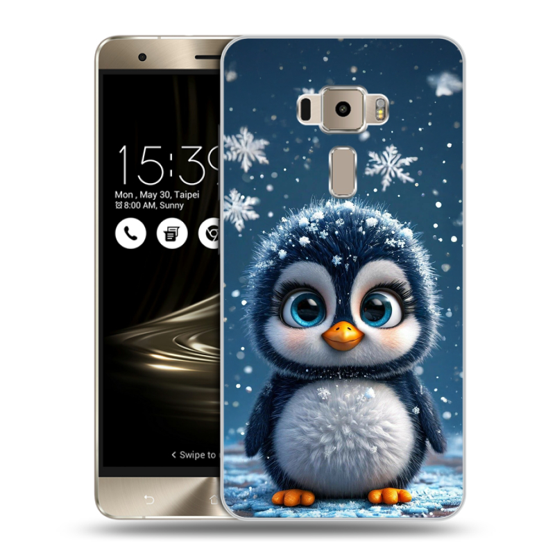 Пластиковый чехол на Asus ZenFone 3 с принтом Новый год Пластиковый чехол на Asus ZenFone 3 с принтом Новый год